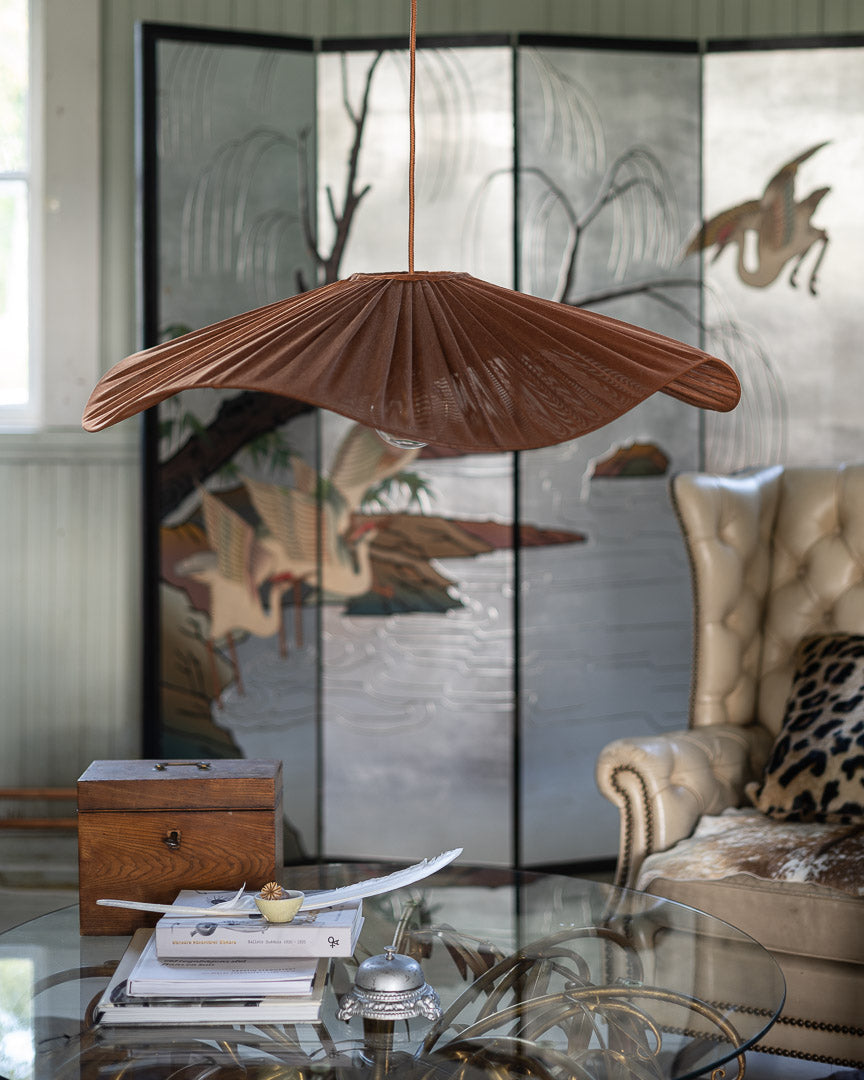 Taklampskärm Monstera D78 Nivi rost