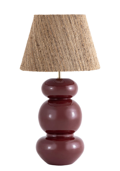 Lampfot Becca-  metall vinröd