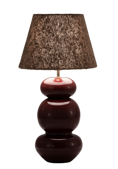 Lampfot Becca-  metall vinröd