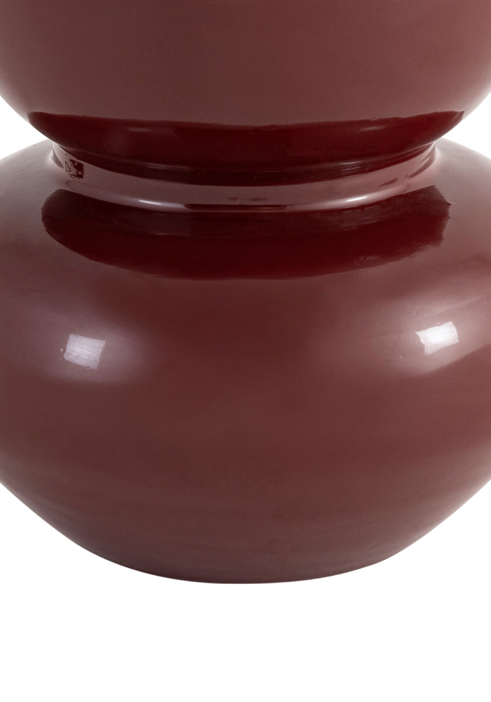 Lampfot Becca-  metall vinröd