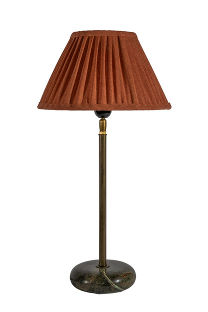 Eris Lampfot- marmor antikmässing