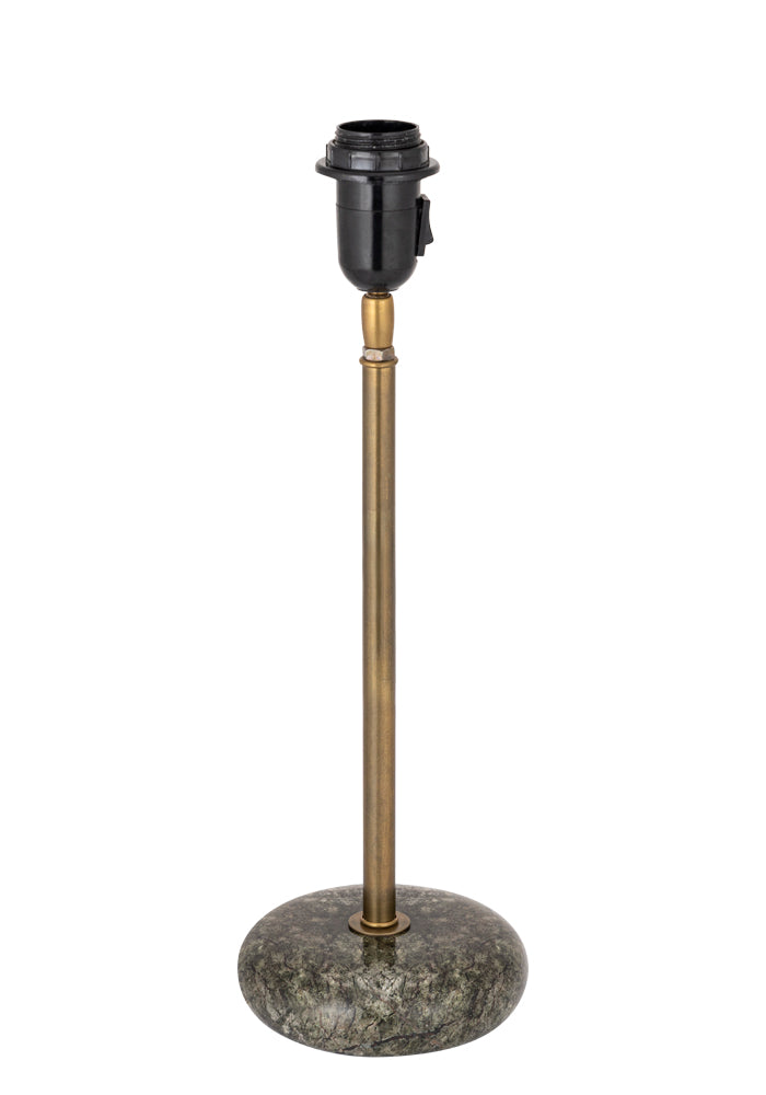 Eris Lampfot- marmor antikmässing