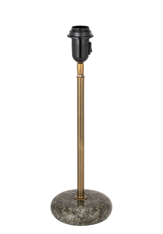 Eris Lampfot- marmor antikmässing