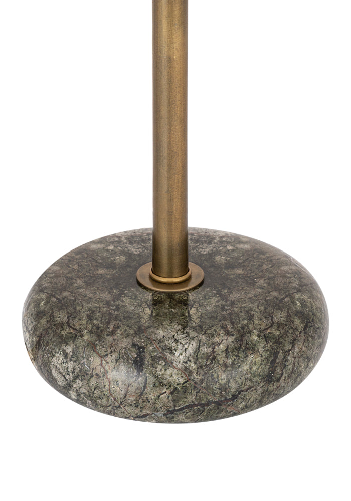 Eris Lampfot- marmor antikmässing