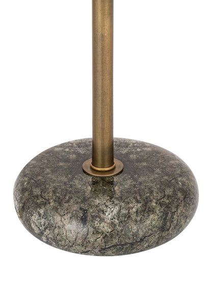 Eris Lampfot- marmor antikmässing