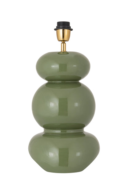 Lampfot Becca- metall djungelgrön