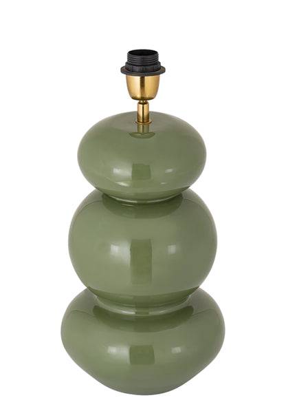 Lampfot Becca- metall djungelgrön