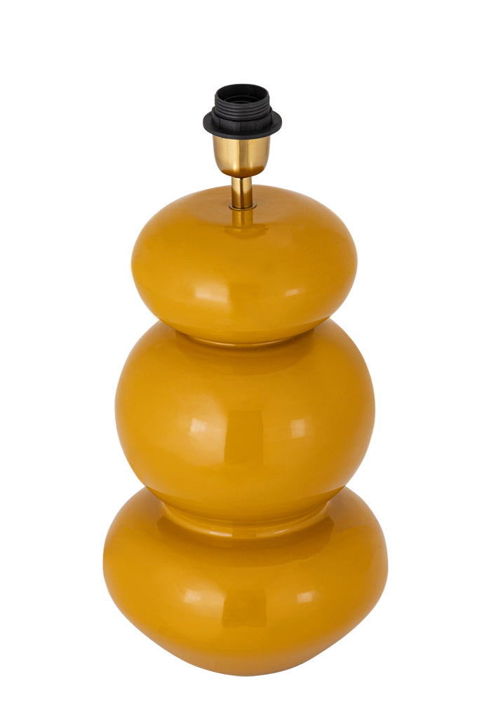 Lampfot Becca- metall senapsgul