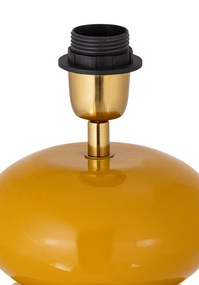 Lampfot Becca- metall senapsgul