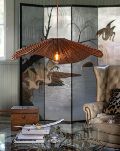 Taklampskärm Monstera D78 Nivi rost